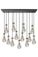  C88813-L-AB/BK - Loft Pendant Aged Brass/Black