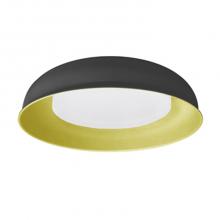  FM9482-15-BK-GD - Flush Mount Black/Gold