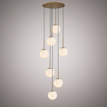 Vinci Lighting Inc. C77707-AB - Pearl 7-Light Chandelier