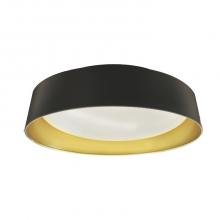  FM9469-15-BK-GD - Flush Mount Black/Gold