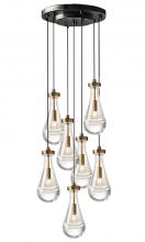  C88807-AB/BK - Loft Pendant Aged Brass/Black