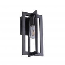 Lit Up Lighting LIT70188BK - 13" Outdoor Wall Lighting with 1X60W E26. Finish: Black Dimensions : H=11" W : 7.00"