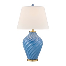 Savoy House Meridian CA 11-CD34-BL - Viola 1-Light Table Lamp in Blue