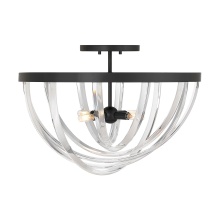 Savoy House Meridian CA 6-1777-4-89 - Jennings 4-Light Semi-Flush in Matte Black