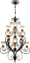 Kalco 5189AC/1577 - Mirabelle (4+4+4) Light 3 Tier Foyer