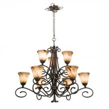 Kalco 5535TO/NS21 - Amelie 9 Light Chandelier