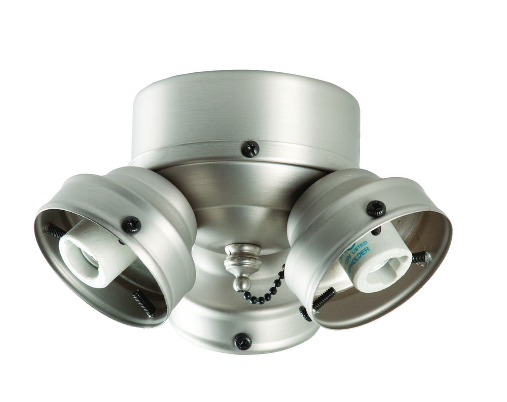 Universal 3 Light Fitter in Brushed Satin Nickel