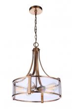  55395-SB - Elliot 5 Light Pendant in Satin Brass