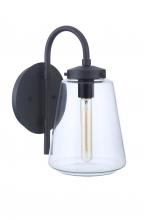  ZA3814-MN - Laclede 1 Light Medium Outdoor Wall Lantern in Midnight