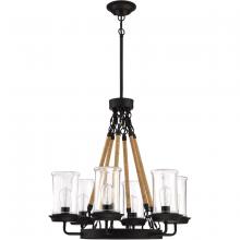  52026-ESP - Homestead 6 Light Outdoor Chandelier in Espresso