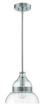  P960BNK1 - Smyth 1 Light Mini Pendant in Brushed Polished Nickel