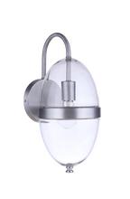  ZA3514-SA - Sivo 1 Light Medium Outdoor Wall Lantern in Satin Aluminum