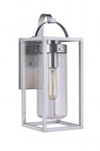  ZA4804-SA - Neo 1 Light Small Outdoor Wall Lantern in Satin Aluminum