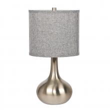 Craftmade 86235 - 1 Light Metal Base Table Lamp in Brushed Polished Nickel