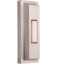 Craftmade PB5005-BNK - Surface Mount LED Lighted Push Button, Beveled Rectangle in Brushed Polished Nickel