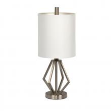 Craftmade 86233 - 1 Light Metal Base Table Lamp in Brushed Polished Nickel