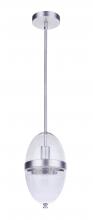  ZA3511-SA - Sivo 1 Light Outdoor Pendant in Satin Aluminum