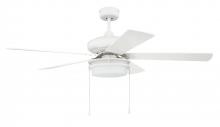  STO52W5 - 52" Stonegate in White w/ White/Ash Blades