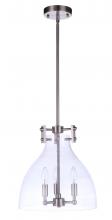  55893-BNK - Chardonnay 3 Light Pendant in Brushed Polished Nickel