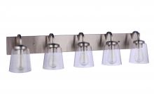  16340BNK5 - Elsa 5 Light Vanity in Brushed Polished Nickel