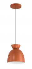  59191-BCY - Ventura Dome 1 Light Mini Pendant in Baked Clay