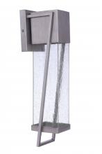  ZA4424-BT-LED - Bryce 1 Light Large Outdoor LED Wall Lantern in Brushed Titanium