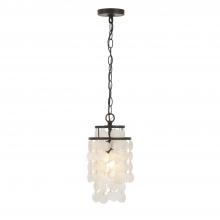  BRI-3000-DB - Brielle 1 Light Dark Bronze Mini Pendant