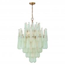  OLL-6006-AG-GR - Ollie 16 Light Aged Brass Chandelier