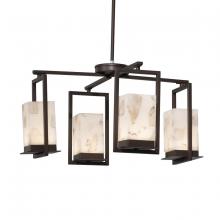 Justice Design Group (Yellow) ALR-7510W-DBRZ - Laguna 4-Light LED Outdoor Chandelier