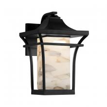 Justice Design Group (Yellow) ALR-7524W-MBLK - Summit Large 1-Light LED Outdoor Wall Sconce