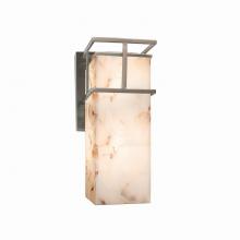 Justice Design Group (Yellow) ALR-8643W-NCKL - Structure 1-Light Small Wall Sconce - Outdoor
