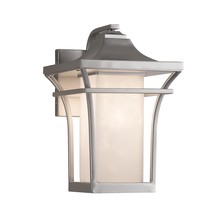 Justice Design Group (Yellow) CLD-7521W-NCKL - Summit Small 1-Light LED Outdoor Wall Sconce