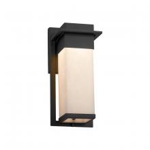 Justice Design Group (Yellow) CLD-7541W-MBLK - Pacific Small Outdoor LED Wall Sconce