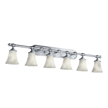 Justice Design Group (Yellow) CLD-8526-20-CROM - Tradition 6-Light Bath Bar