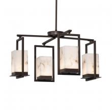 Justice Design Group (Yellow) FAL-7510W-DBRZ - Laguna 4-Light LED Outdoor Chandelier