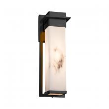 Justice Design Group (Yellow) FAL-7544W-MBLK - Pacific Large Outdoor LED Wall Sconce