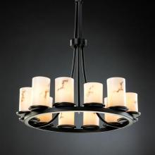  FAL-8763-12-MBLK - Dakota 12-Light Ring Chandelier (Tall)