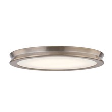  FSN-4182-OPAL-BRSS - Bevel 16" LED Flush-Mount