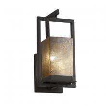 Justice Design Group (Yellow) FSN-7511W-MROR-MBLK - Laguna 1-Light LED Outdoor Wall Sconce