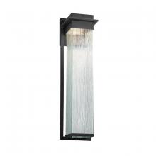 Justice Design Group (Yellow) FSN-7545W-RAIN-MBLK - Pacific 24" LED Outdoor Wall Sconce
