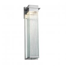 Justice Design Group (Yellow) FSN-7545W-RAIN-NCKL - Pacific 24" LED Outdoor Wall Sconce