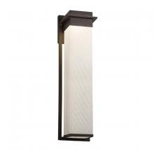 Justice Design Group (Yellow) FSN-7545W-WEVE-DBRZ - Pacific 24" LED Outdoor Wall Sconce