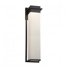 Justice Design Group (Yellow) FSN-7545W-WEVE-MBLK - Pacific 24" LED Outdoor Wall Sconce