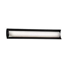 Justice Design Group (Yellow) FSN-8635-WEVE-MBLK - Lineate 30" Linear LED Wall/Bath