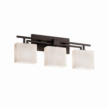  FSN-8703-55-RBON-DBRZ - Aero 3-Light Bath Bar