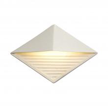 Justice Design Group (Yellow) CER-5600W-CRNI - ADA Diamond Outdoor LED Wall Sconce (Downlight)