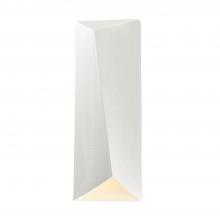Justice Design Group (Yellow) CER-5890-CRNI - ADA Diagonal Rectangle LED Wall Sconce (Closed Top)