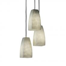 Justice Design Group (Yellow) CLD-8864-28-NCKL - Small 3-Light Cluster Pendant