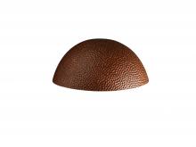 Justice Design Group (Yellow) CER-1355W-HMCP - Large Quarter Sphere - Downlight (Outdoor)