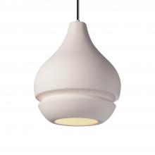 Justice Design Group (Yellow) CER-6400-BIS-CROM-WTCD - Arabesque 1-Light Pendant